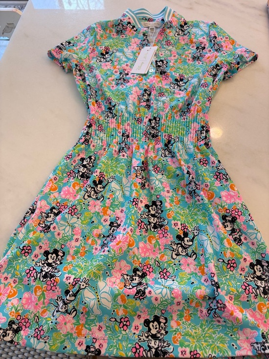 Lilly Pulitzer Dresses & Skirts - Lilly Pulitzer Love Active Dress Lilly hearts Disney Minnie Mickey small